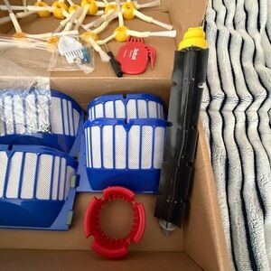 Replacement Filter and Brush Set for Vacuum Cleaners